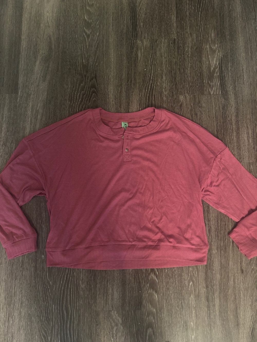 Honeydew Henley Sweatshirt